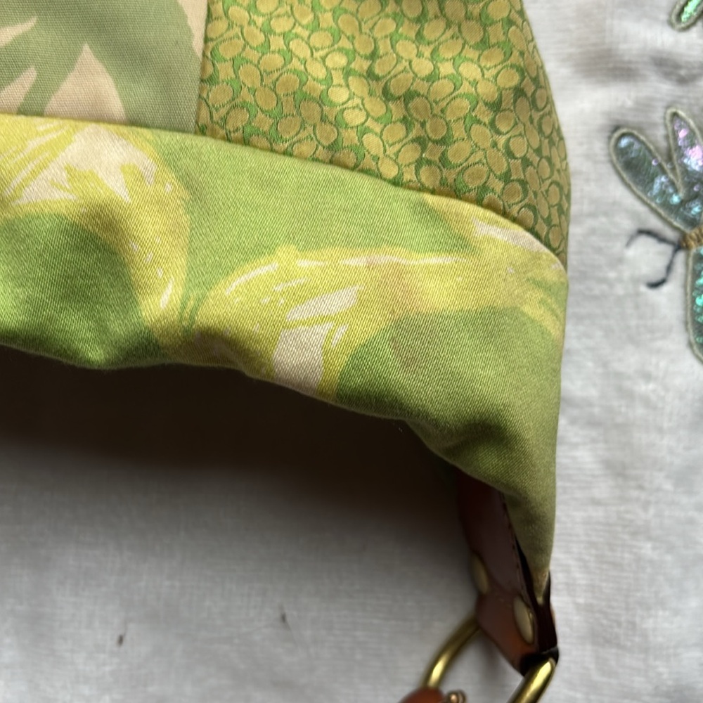 Vintage Colorful/Pastel Patchwork Coach Bag - Picture 8 of 13
